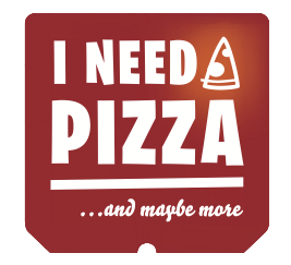 I Need A Pizza Logo