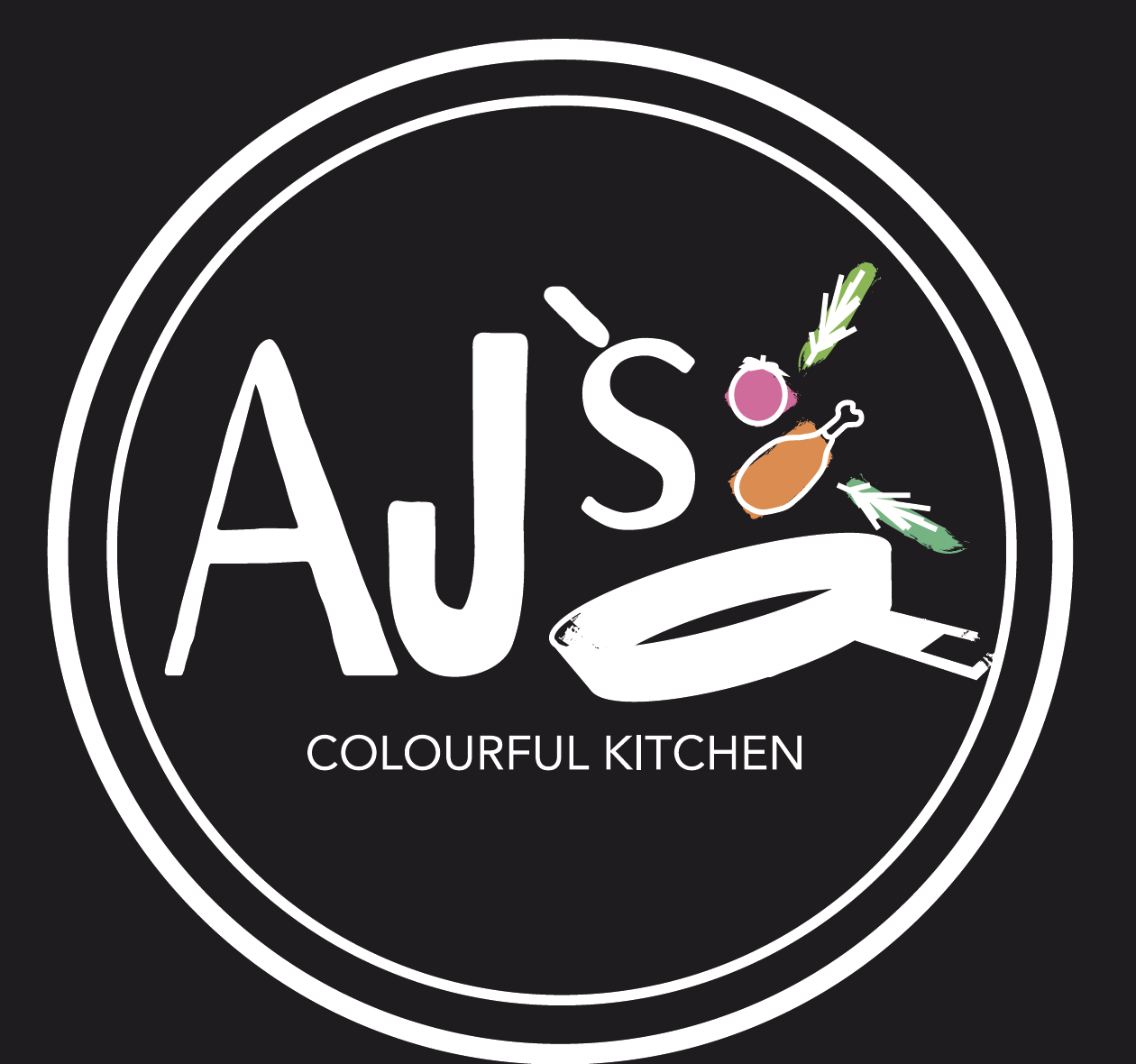 AJ´ s Colourful Kitchen  Logo