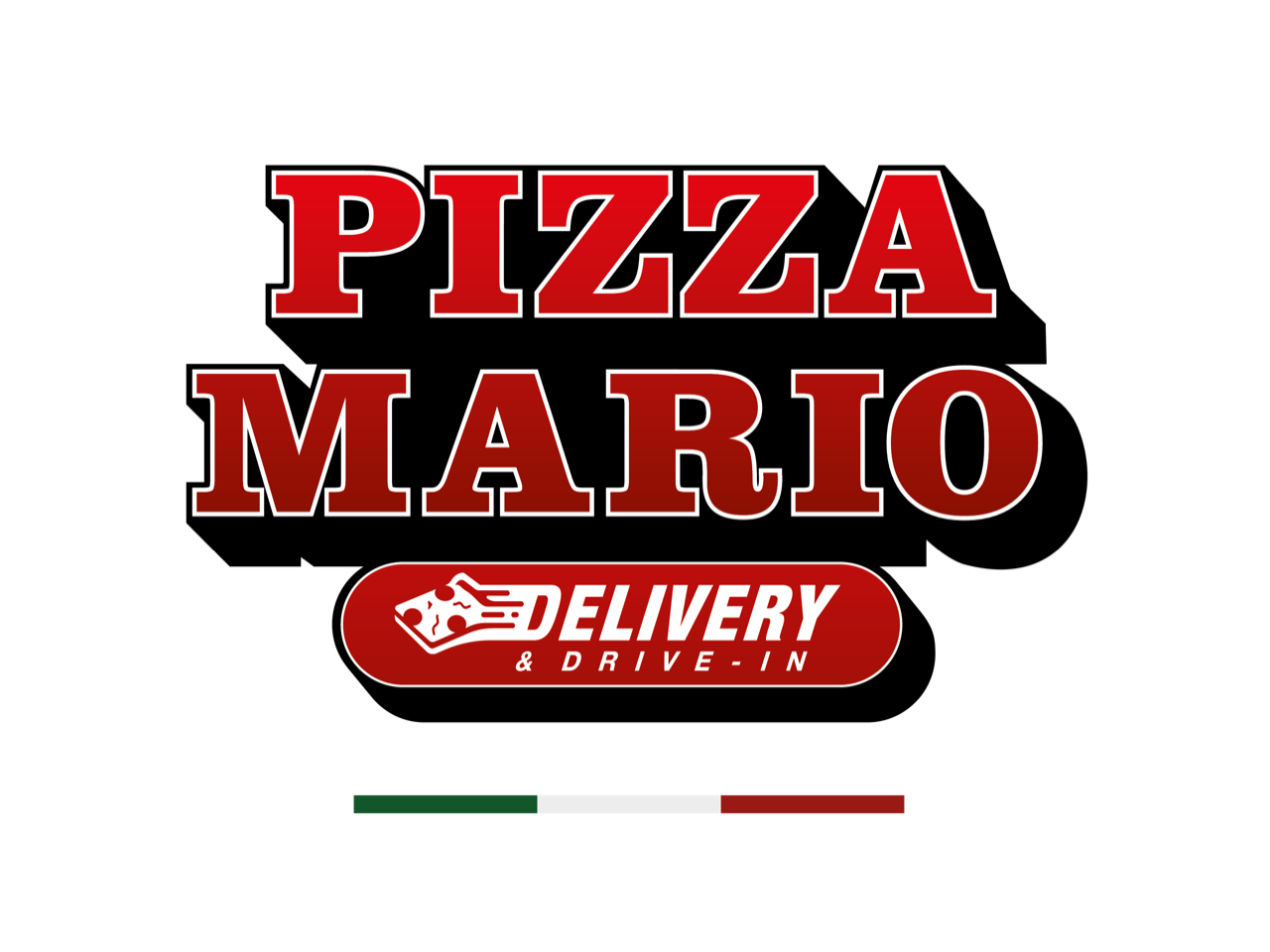 Pizza Mario Delivery & Drive In Logo
