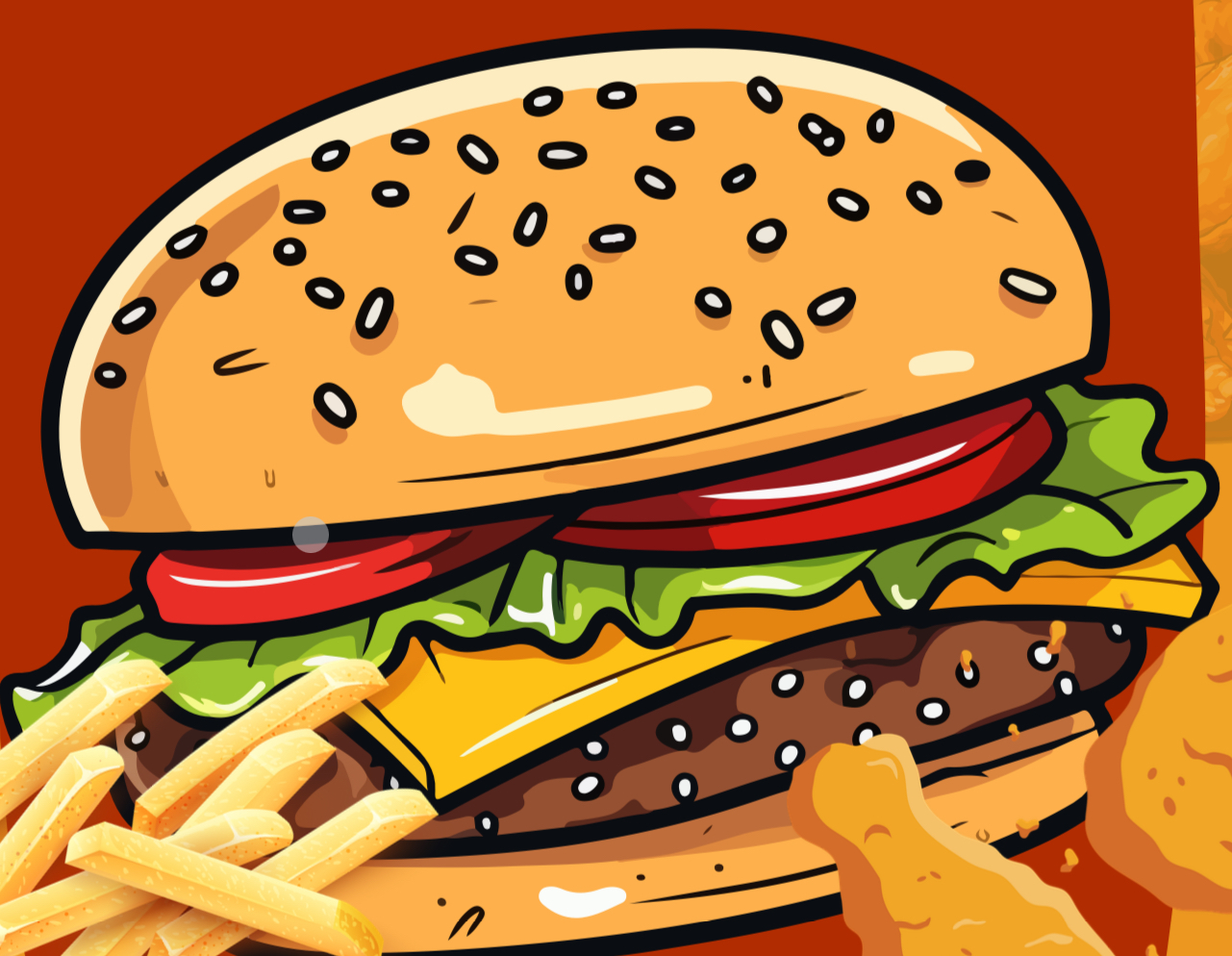 Buffalo Chicken Burger Box Buffalo Chicken Burger Box